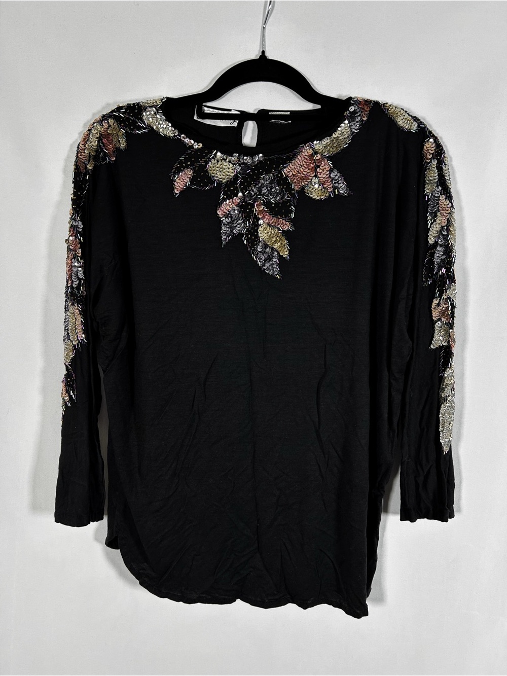 Vintage Jane Ashley Sequin Beaded Top